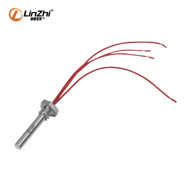 LZ00033-圓底帶法蘭-熱電偶內引線單頭電熱管